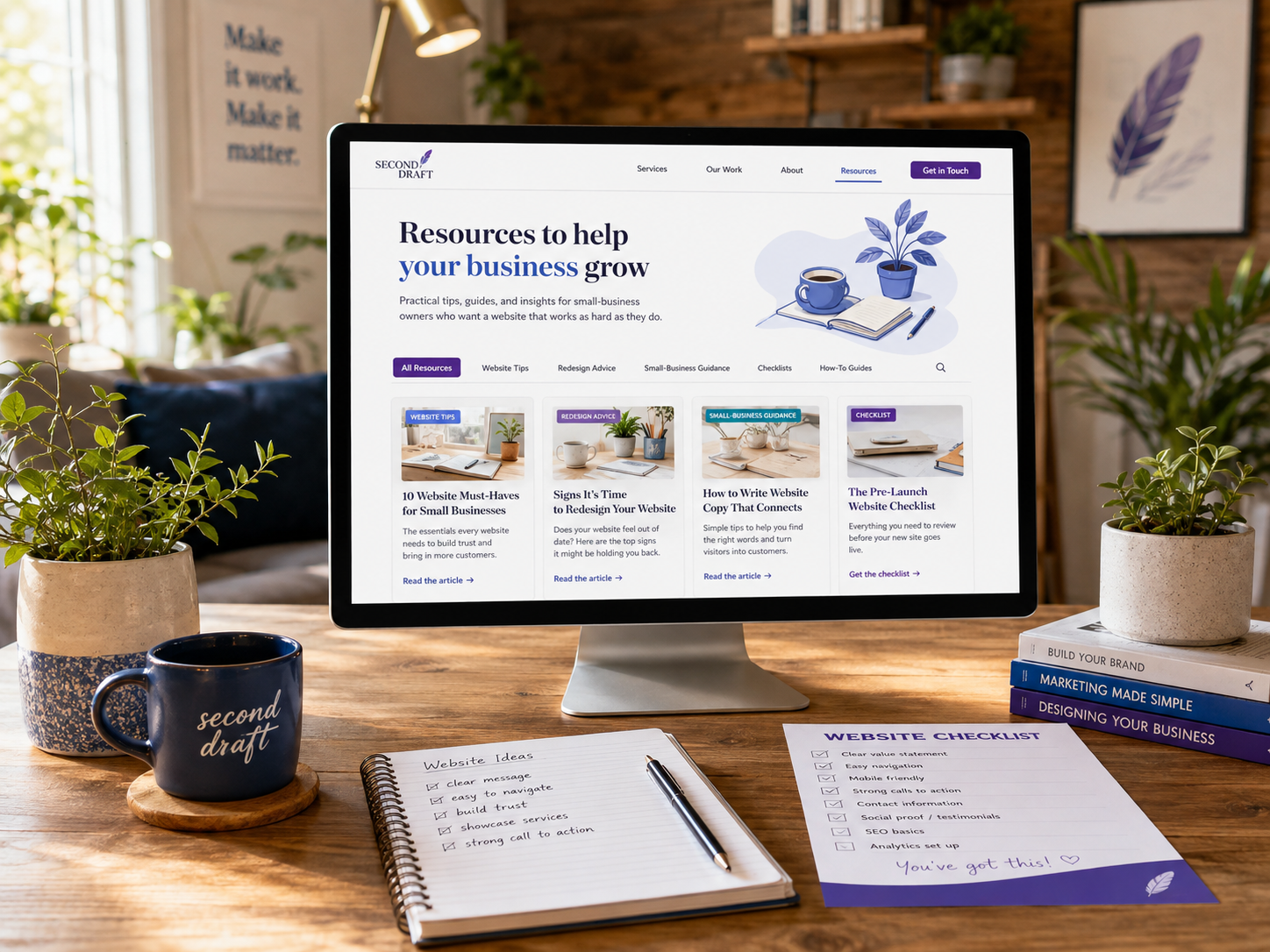 Practical website guidance for small-business owners.